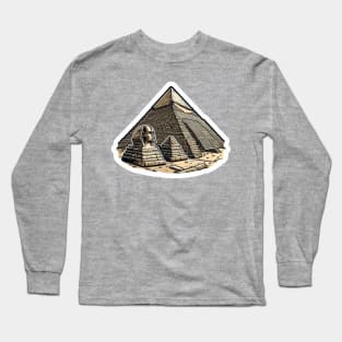 Giza Pyramids Long Sleeve T-Shirt